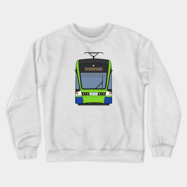 Croydon Tram (2010) Crewneck Sweatshirt by charlie-care